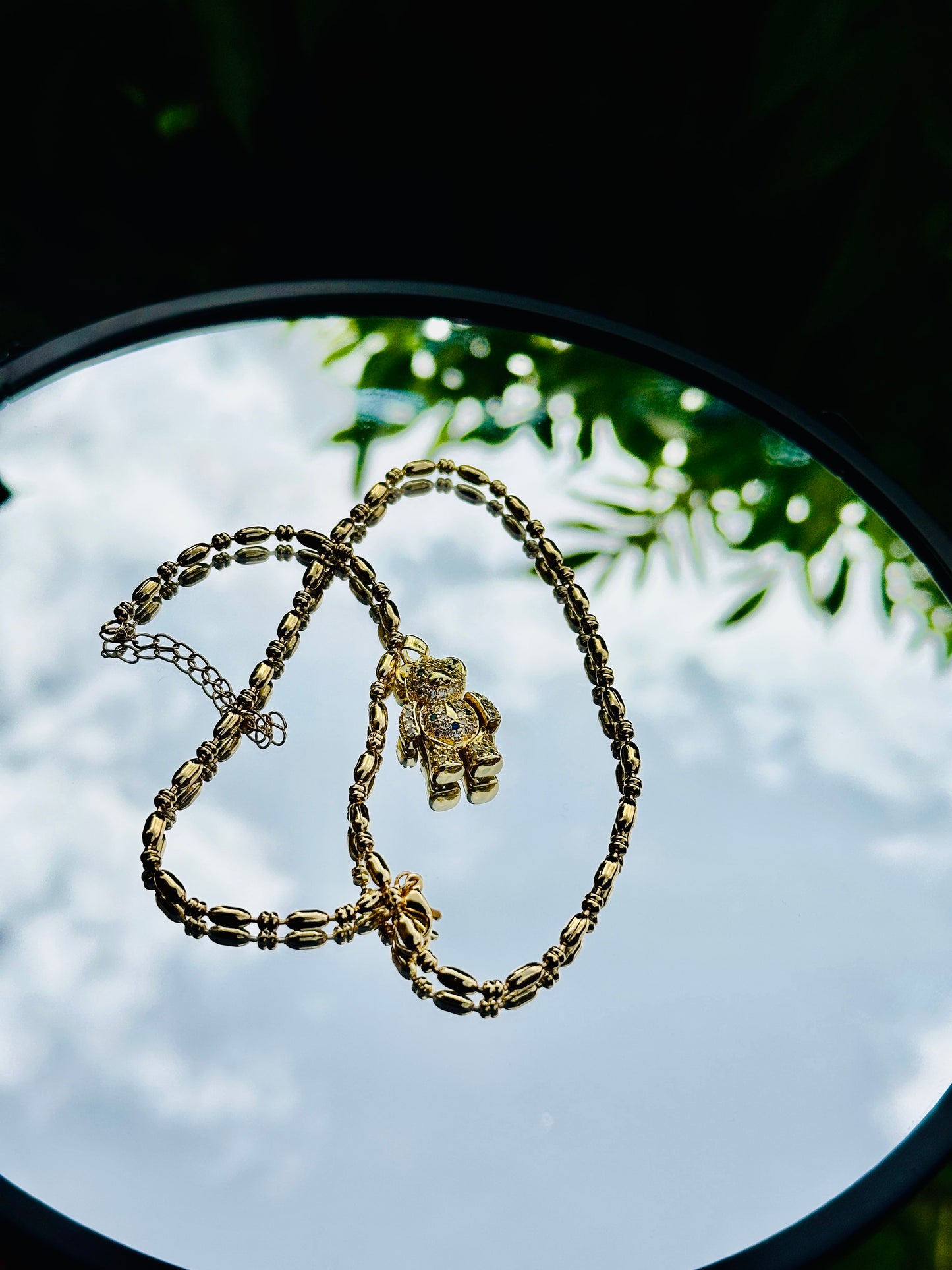 Collar de Oso en Oro Laminado 18K