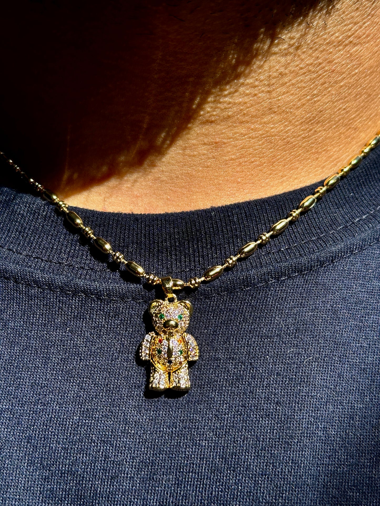 Collar de Oso en Oro Laminado 18K