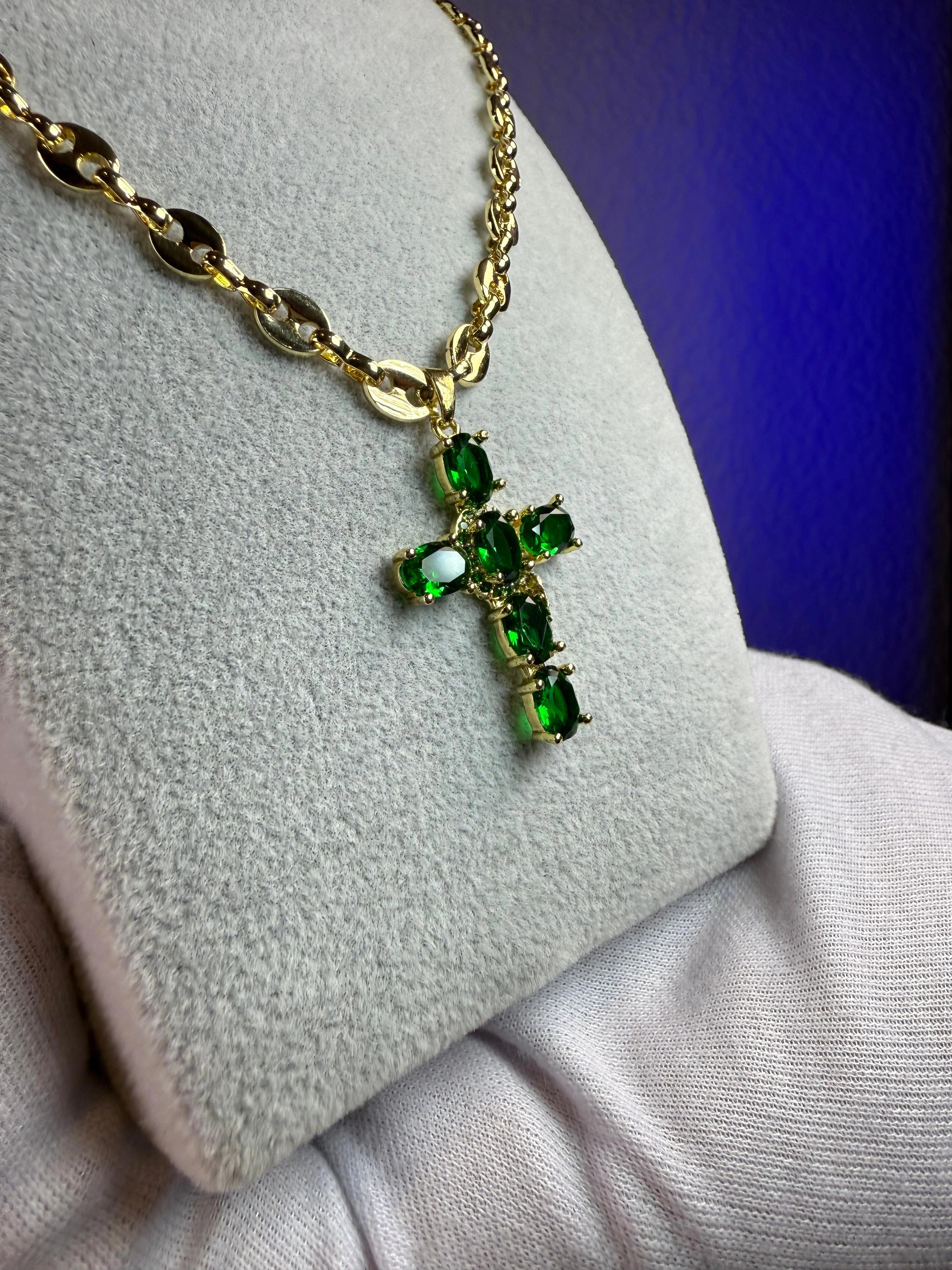 SET CADENA Y DIJE FORTALEZA ORO LAMINADO 18K