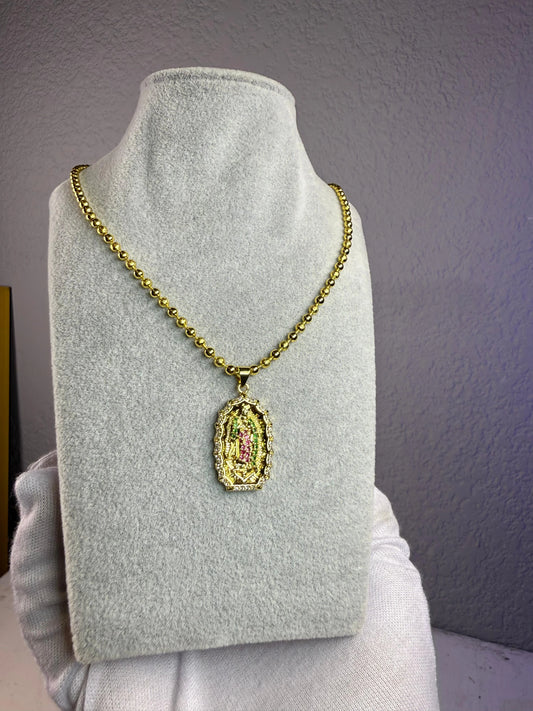 SET CADENA Y DIJE PUREZA ORO LAMINADO 18K