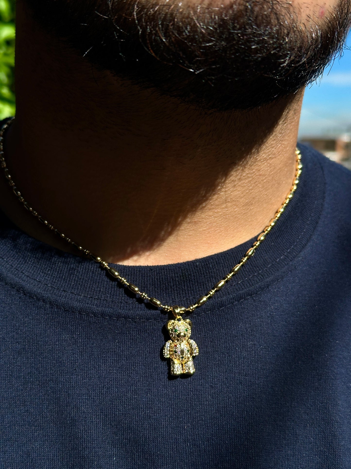 Collar de Oso en Oro Laminado 18K