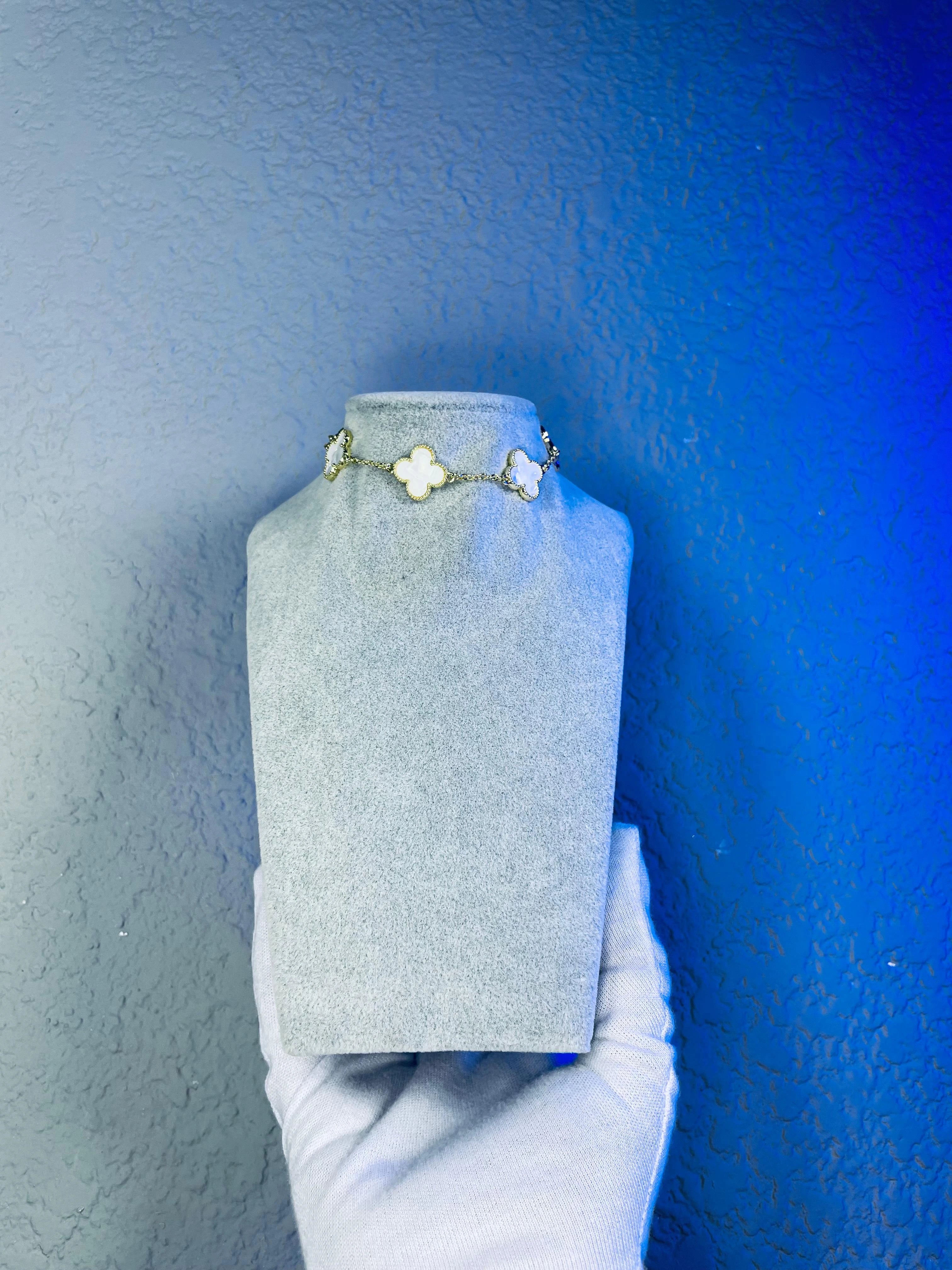 PULSERA VAN CLEEF DIJES BLANCOS