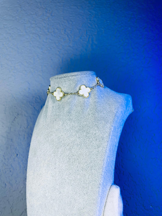 PULSERA VAN CLEEF DIJES BLANCOS